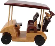 FELTECHELECTR Rustic Car Model Handmade Wooden Antique Vehicle Sculpture for Vintage Home Decor Unique Collectible Car Figurine for Office Study Timeless