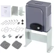 1400LB Sliding Gate Opener Kit for Gates up to 40ft, Electric Motor, 2 Remotes