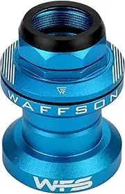 AH.47 HS09ZQBLU 1" Threaded Wheel Headsets with Ball Bearing External Cup Blue