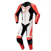 GP Force Lurv Leather Suit - Red/White/Black - Size 48 31521243022-48