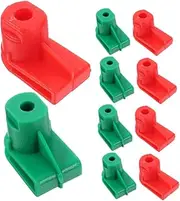 COMPUKAS 40pcs Automotive Bumper Fasteners Clips Durable Screw Retainers for Easy Installation Assortment for Enhanced Vehicle Aesthetics