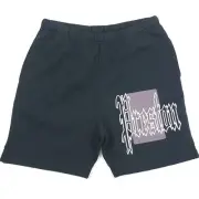 $395 Heron Preston Color Blocks Black Sweat Shorts Mens Size XS