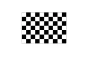 NEW Black/White Checker Replacement Flag ATV Bicycle Rhino UTV