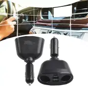 66W Super Car Charger 12V/24V Dual USB-Power Adapter Car Lighter-Socket