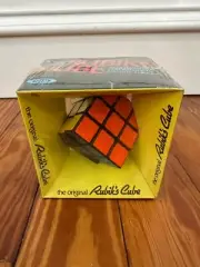 Vintage 1980 Ideal Original Rubik's Cube Puzzle Toy Sealed No 2164-2 READ