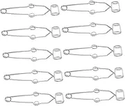 JEWEDECO 10pcs Metal Test Tube Clamps with Spring Mechanism for Standard Tubes Steel Test Clip for Laboratory Experiments Reliable Grip and Easy Cleaning