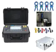 Three Phase Power Quality Analyzer & Energy Logger with Current Clamp 10A~1000A