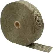 Design Engineering 010133 Titanium 1" x 100' Exhaust Heat Wrap with LR Techno...