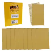 5" x 2.75" Sandpaper Sheets, 80 Grit - 40 Hook & Loop Sheets - Hand Sanding