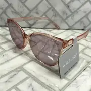 NWT West Loop Sunglasses 59773 RSE Rose Framed Mirrored Lens 100% UVA-UVB