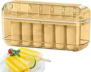 Popsicle Molds, Popsicle Molds, Ice Cream Pop Molds Multi-Grid Frozen Ice Popsicle Maker - Clear Storage Containers for Ice Cream Pop Molds, Popsicle Molds, Pudding, Fruits, Smoothies, Juices