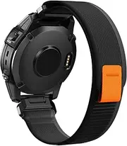 ANCOOL Fenix 7X/6X/5X Band, 26mm Easy Fit Nylon Straps Compatible for Garmin Fenix 3/5X Plus/6X Pro/Tactix Delta/Enduro 2 Bands