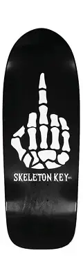 Skeleton Key Mfg With All Due Respect Old School Skateboard Deck