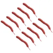10/30pcs TPE artificial sea worms soft baits Lure worm lure bait fishy smell