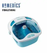 New HoMedics FB625HAU Shower Bliss Foot Spa/Pumice stone/Cleansing brush/Roller