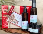 F skincare Christmas gift set. Natural skincare. With wrapping + Card.