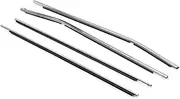 4PCS Door Window Rubber Seal Belt Compatible with Toyota Compatible with Corolla 2014 2015 2016 2017 2018 2019#75720-02430 75710-02430 75740-02410 Automotive Seals