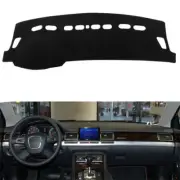 1pc Car Black Dashboard Cover Pad Dashmat For Audi A8l 2008-2009 LHD