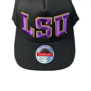 LSU Basketball Cap Black Mitchell & Ness
