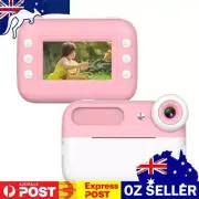 3.0 Inch Touch Screen Kids Selfie Camera 48MP Instant Print Camera (Pink)