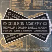 • SHIELD • COULSON ACADEMY BUMPER STICKER • AGENTS COSPLAY • MARVEL • LOLA •