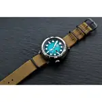 深沙漠色 20MM~NYLON WATCH STRAP 尼龍NATO ZULU G10四環時尚軍用錶帶 黑色錶圈