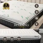 6CM Bamboo Cover Memory Foam Mattress Topper Underlay Mat Queen King Double
