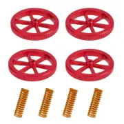 Comgrow Creality 4Pcs Metal Leveling Nuts and Springs Upgraded Set for Ender 3/3