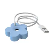 Mini Portable Humidifier with USB Cable Sealing Design Humidifier Travel Personal Humidifier for Be Blue