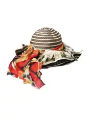 Dolce & Gabbana Multicolor Fantasy Wide Brim Floppy Women's Hat Authentic