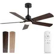 Ceiling Fans with Lights,52 Inch Ceiling Fan with Remote,Modern Ceiling Fan f...