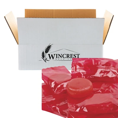 Cinnamon Disks - Wrapped Hard Candy - 5 Lb Case - Free Expedited Shipping!