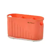 Catzon Kitchen Utensils Holder Multifunctional Draining Chopstick Cage-Orange