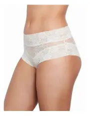 [Bendon] Lace High Rise Brief in White