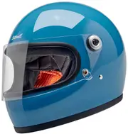 Biltwell Gringo S, full face helmet , color: Blue , size: M