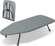 Metal Foldable Tabletop Ironing Board, Portable Ironing Board Small with Heat Re