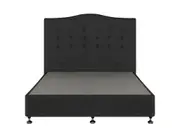 Slumberland Ornate Buttoned Headboard Standard Base - Double / Graphite