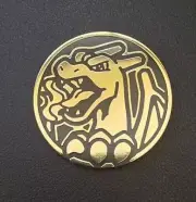 Charizard Official Pokemon TCG 2" Gold Jumbo Collector Flipping Coin