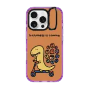 iPhone 16 Pro Impact Ring Stand Case MagSafe Compatible HAPPINESS IS COMING BY SHAO SHAO