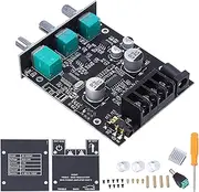 2.0 Stereo Power Amplifier Board, Audio Power Amplifier Module, Aluminum Alloy Audio Component Accessories for Clear Sound