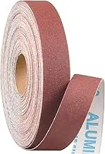 Emery Cloth Roll,120 Grit Continuous Sandpaper Roll 1" x 85 Feet Sandpaper Roll for Wood Furniture Finishing Metal Sanding Automotive Polishing