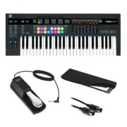 Novation SL MkIII 49-Note MIDI Keyboard Controller w/ Pedal, Cover & Cable