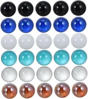 Abaodam 50pcs Bead Kit Glass Marbles Mixed Colors for Fish Tank Decor Boys and Girls Toys and Decorations