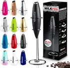 PowerLix Milk Frother Handheld Battery Operated Electric Foam Maker For Coffee,