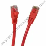 Lot25 100% PURE COPPER! 4ft RJ45 Cat5e Ethernet Cable/Cord/Wire {RED {F