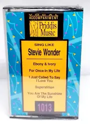 Priddis Music You Can Sing KARAOKE STEVIE WONDER #1013 NEW SEALED