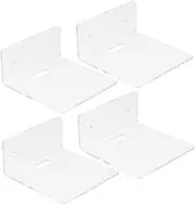Zerodeko Acrylic Wall Mount Shelf for Speakers Monitor Holder Bracket Easy Install Space-saving