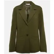 Max Mara Leisure Cluny Jersey Blazer in Green Size Medium