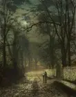Moonlights : John Atkinson Grimshaw : 1872 : Art Print