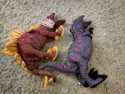 (2) NWT Melissa And Doug Dinosaur Puppets Dino Plush 21” T-Rex & Stegasaurus NWT